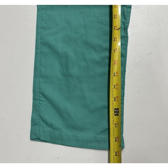 Expo V Neck women size small nurse medical uniform pants and top green - Picture 10 of 11